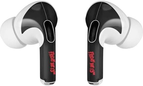 Skinit Decal Audio Skin Compatible with AirPods Pro 2nd Gen - Officially Licensed Warner Bros Friday The 13th Jason Voorhees Dripping Mask Design in Saudi Arabia