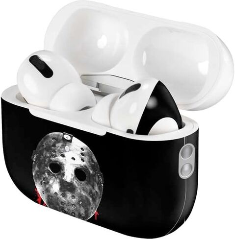 Skinit Decal Audio Skin Compatible with AirPods Pro 2nd Gen - Officially Licensed Warner Bros Friday The 13th Jason Voorhees Dripping Mask Design in Saudi Arabia
