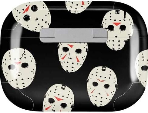 Skinit Decal Audio Skin Compatible with AirPods Pro 2nd Gen - Officially Licensed Warner Bros Friday The 13th Jason Voorhees Dripping Mask Design in Saudi Arabia