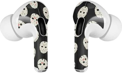 Skinit Decal Audio Skin Compatible with AirPods Pro 2nd Gen - Officially Licensed Warner Bros Friday The 13th Jason Voorhees Dripping Mask Design in Saudi Arabia