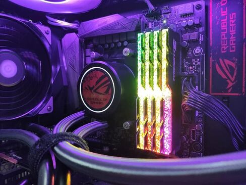 Memory RAM Light Guide Bar for G Skill Trident Z5 RGB DDR5 | Change to Trindet Z Royal Series Lighting Effects | Improve Light Transmittance | Upgrade Kit (4 PCS) in Saudi Arabia