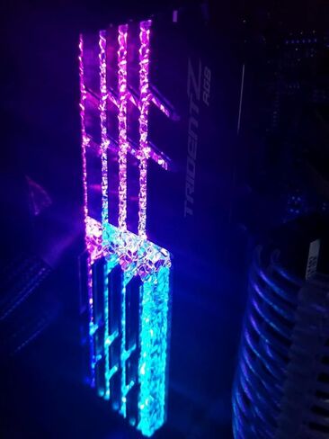 Memory RAM Light Guide Bar for G Skill Trident Z5 RGB DDR5 | Change to Trindet Z Royal Series Lighting Effects | Improve Light Transmittance | Upgrade Kit (4 PCS) in Saudi Arabia