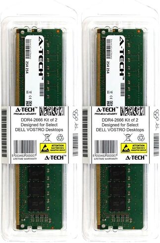 مجموعة A-Tech 32GB (2 × 16 جيجا بايت) لـ Dell Vostro 3470 T3470 3670 T3670 وحدات ذاكرة كمبيوتر سطح المكتب in Kuwait