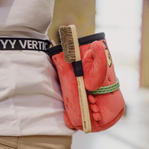 YYVertical | Chalkbag Dinosaur for Rock Climbing (Blue Triceratop) in Saudi Arabia