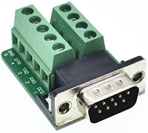 Davitu Electrical Equipments Supplies - D-SUB 9pin DB9 Male Female Adapter Signals Terminal Module RS232 Serial To Terminal DB9 Connectors - (Color: Female) in Saudi Arabia