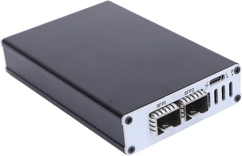 Zunate for Thunderbolt 3 25G Ethernet Adapter, for Thunderbolt 3 to RJ45 Network Adapter, for High Speed Network Connections, Compatible with Thunderbolt 3 4 5 USB4 (Dual Port) in Kuwait