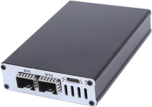 Zunate for Thunderbolt 3 25G Ethernet Adapter, for Thunderbolt 3 to RJ45 Network Adapter, for High Speed Network Connections, Compatible with Thunderbolt 3 4 5 USB4 (Dual Port) in Kuwait
