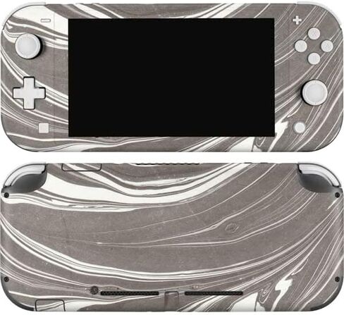 Skinit Skinit Gaming Gaming Skiner مع Nintendo Switch Lite - تصميم الرخام الرمادي in Saudi Arabia