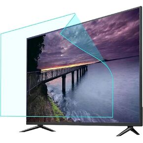 Wzglod 32-75 Inch Matte Anti-Glare Film TV Screen Protector, Anti Blue Light No Bubble Anti-Scratch Injury Relieve Computer Eye Strain