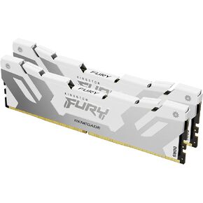 Renegade DDR5 Silver/Black XMP 48GB 8400MT/s CL40 CUDIMM Desktop Gaming Memory (Kit of 2) - KF584CU40RSK2-48
