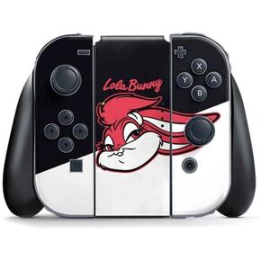 Skinit Decal Gaming Skin Compatible with Nintendo Switch (2017-2021) Joy-Con Controller - Officially Licensed Looney Tunes Retro Lola Bunny Design