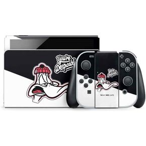 Skinit Decal Gaming Skin Compatible with Nintendo Switch OLED (2021) - Officially Licensed Looney Tunes Daffy Duck Thats All Folks Design