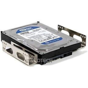 3.5" to 5.25" Bay Hard Disk Drive HDD Mounting Bracket Adapter Metal Kit