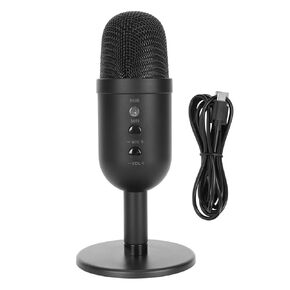 Gaming Microphone Set, Smoothly and Clear Sound Studio Condenser USB Microphone, Real Time Monitoring Dynamic PC Mic for Streaming Podcasting, for Phone Lapto