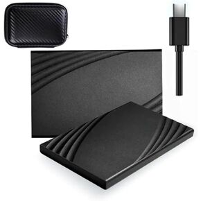 MK 1TB Portable External Hard Drive, Black