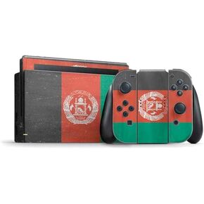 Skinit Decal Gaming Skin Compatible with Nintendo Switch Bundle - Saudi Arabia Soccer Flag Design