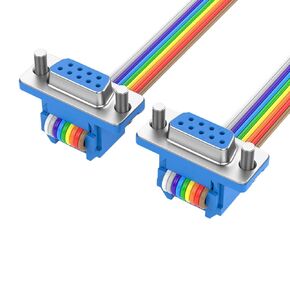 Straight Through RS232 9Pin Serials Port Male to Female Extension Cable for Device Positioning