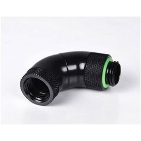 Barrow G1/4" 90 Degree Male to Female Triple Rotary Snake Adaptor - Black (TSWT903-V1)