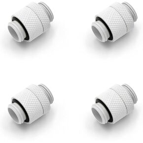 Barrow G1/4 "من الذكور إلى موسع الذكور ، دوارة ، أبيض ، 4 عبوات