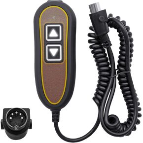 2 Button 5 Pin Remote Replace Model ZK1200-HC Power Recliner Lift Chair Hand Control Replacement with USB and Backlight