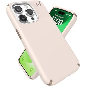 Speck iPhone 15 Pro Case - Drop Protection - Scratch Resistant, Soft Touch, 6.1 Inch Phone Case - Presidio2 Pro Black/Slate Grey/White