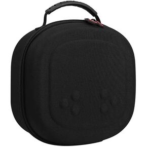 Portable Carrying Case for Meta Quest 3S VR Glasses Controller Storage Bag Shock-Absorbing Travel Handbag VR Headset Square Case(Black)
