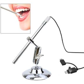 Magnifiers Digital USB Microscope Portable 10X-200X Inspection Magnifier IP67 Waterproof Camera Built-in 8 LED Lights and CMOS Sensor for PC Android Phone