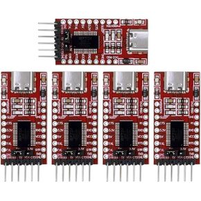 5Pcs Type-C | 1Pcs 5/10Pcs Ft232Rl Type-C To Serial Converter Adapter Module Ft232R Breakout Mini USaB To Adapter Board New 2026 High For Reliable Electronic Component, Precision, Stable Performance
