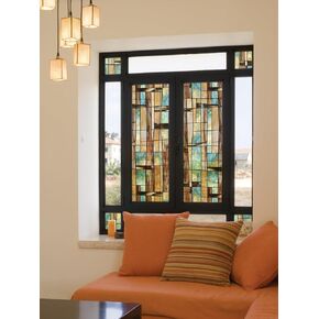 ارت اسكيب غشاء نافذة من العقيق مقاس 61 × 92 سم، بيج داكن in Kuwait