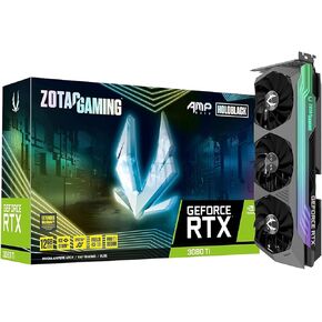 ZOTAC Gaming GeForce RTX 3080 Ti AMP Holo 12GB GDDR6X 384-bit 19 Gbps PCIE 4.0 Gaming Graphics Card, HoloBlack, IceStorm 2.0 Advanced Cooling, Spectra 2.0 RGB Lighting, ZT-A30810F-10P (Renewed)