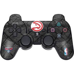 Skinit Decal Gaming Skin for PS3 Dual Shock Wireless Controller - Officially Licensed NBA Atlanta Hawks Dark Rust Design