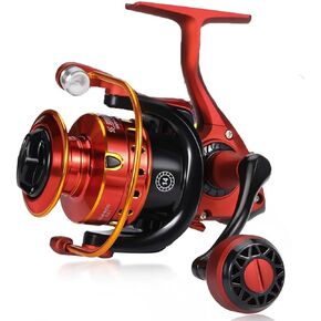 Spinning Fishing Reel 5.2:1 Gear Ratio 1000-5000 Series Metal Spool Spinning Reel for Saltwater Fishing