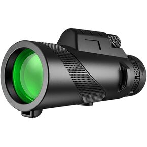 Binoculars. Portable Powerful Hd Monocular Telescope Long Range Zoom High Power Prismatic Hunting Camping Tourism Bird Telescop .Binoculars Bulk(Green Set A)