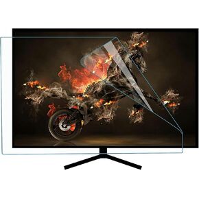 Wzglod Anti Glare Film for 32-75 inch Multi-Function Anti Glare TV Screen Protector Anti Blue Light Screen Film Glare Screen Film