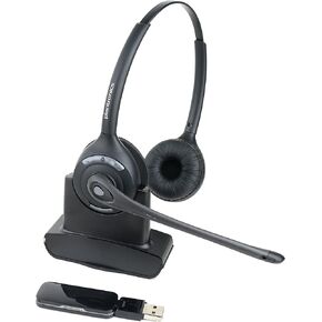 Plantronics Savi W420 نظام سماعات رأس USB Wireless Wireless (متجدد)