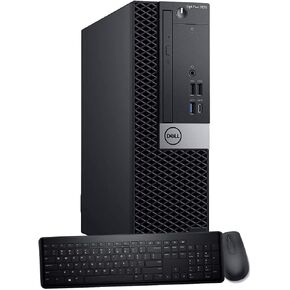 Dell Optiplex 7070 SFF Desktop PC, Core i5-8500, 16GB DDR4, 256GB SSD, USB WiFi, USB BT, Keyboard & Mouse, Windows 11 Pro (Renewed)
