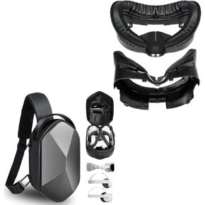 sarlar Travel Case and Faical Interface Compatible with Meta Quest 3