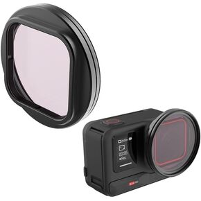 Filter Holder for insta360 Ace Pro, ACE Filter Holder Protective Frame, Metal Protective Frame Compatible with 49mm Filters Camera Accessories