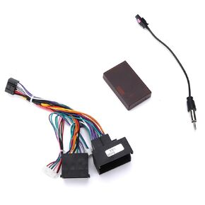 محول تسخير الأسلاك مع Canbus Box متوافق مع F30 F10 X5 E46 E39 E53 PLUT و PLAY CAR CAR CABLE CABLE PRESSION STEREO