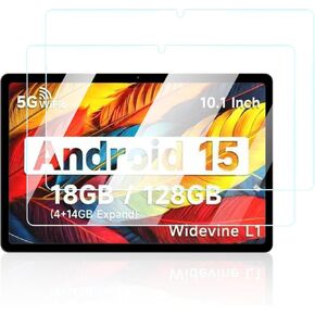 واقي الشاشة لـ IWEGGO CP20PRO Android Tablet Tablet 10 بوصة ، ومكافحة الخدش 9H صلبة Touch ANTECTIVE 2.5D حواف مدورة خالية من التثبيت سهلة التثبيت ، 2 عبوة.