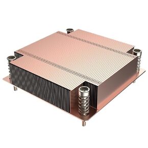 1U مبرد وحدة المعالجة المركزية غير المروحة السلبي لـ LGA1700 78x78mm تباعد ثقب 200W TDP