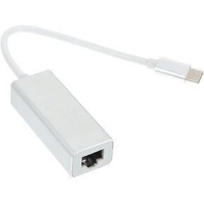 NUOBESTY Type C USB to Mbps Ethernet Adapter Network Card for Gaming Streaming and Work No Driver Needed Compatible with Laptops and Tablets