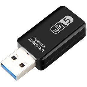 WiFi Amplifier WiFi USB Adapter 5Ghz Wi Fi AC 1200Mbps Wi-fi Dual Band 3.0 Ethernet 2.4G 5G Antenna (Color : As Shown Size : One Size)