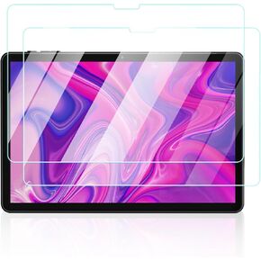 واقي الشاشة لـ Plimpton P2 2025 Tablet 10 inch Android 15 أقراص مضادة للخلع 9H صلابة اللمس حساس 2.5D حواف مدورة خالية من التثبيت سهلة التثبيت ، 2 عبوة.