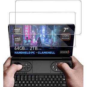 [2 Pack] Screen Protector for GPD Win Mini 2025 Handheld Gaming 7 Inch Tempered Glass Film, Tempered Glass Film for GPD Win Mini 2025 Gaming Console 9H Hardness- All - Round Screen Protection