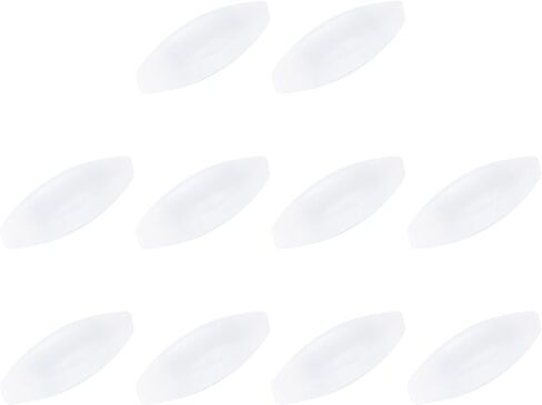 MECCANIXITY Magnetic Stirrer Mixer Stir Bar Rod 25mm(1") x10mm Olive Shape PTFE Coating Magnet White for Laboratory 10Pcs in Saudi Arabia