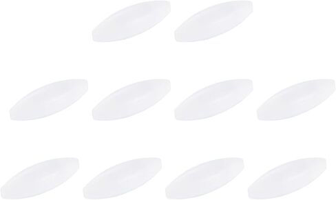 MECCANIXITY Magnetic Stirrer Mixer Stir Bar Rod 25mm(1") x10mm Olive Shape PTFE Coating Magnet White for Laboratory 10Pcs in Saudi Arabia