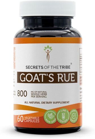 Secrets of the Tribe Goat's Rue 120 Capsules, 800 mg, Goat's Rue (Galega officinalis) Dried Herb (120 Capsules) in Saudi Arabia