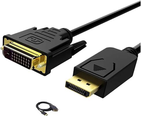 DP المطلي بالذهب إلى DVI HDMI Cable Adapter HD 1080p للكمبيوتر PC HDTV Projector M> ONI> TOR Display Port Converter (1.8m DP to VGA) in Kuwait
