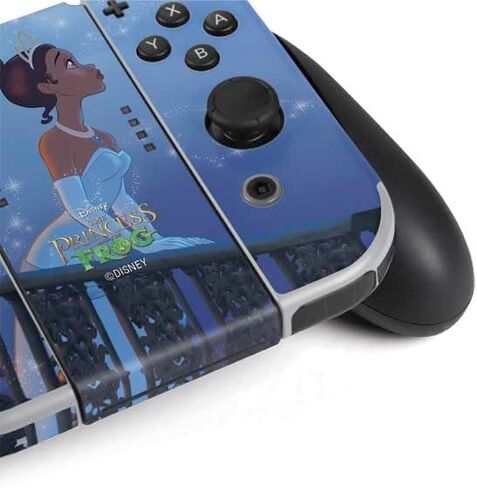 ألعاب Skinit Scenit Gaming متوفرة مع Nintendo Switch OLED (2021) - Princess Disney Princess و Frog Tianaâ Wish Design in Kuwait